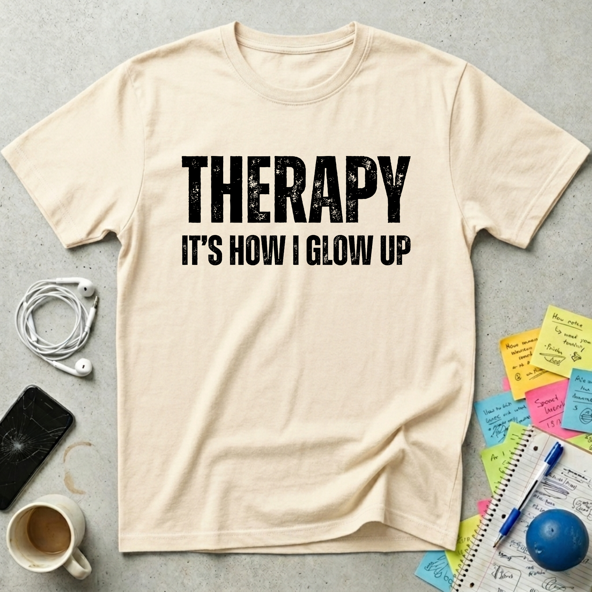 Therapy It's How I Glow Up T-Shirt
