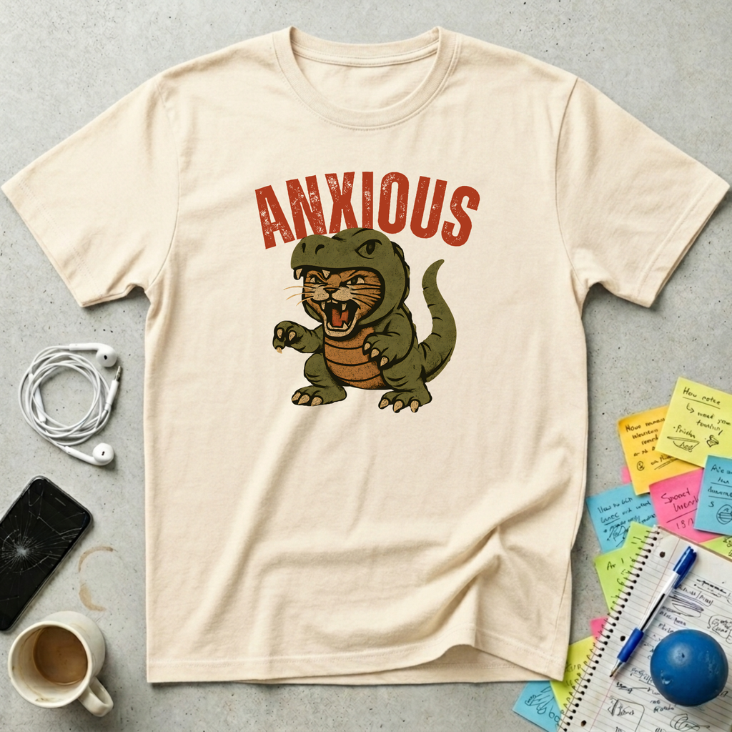 Anxious Cat T-Shirt
