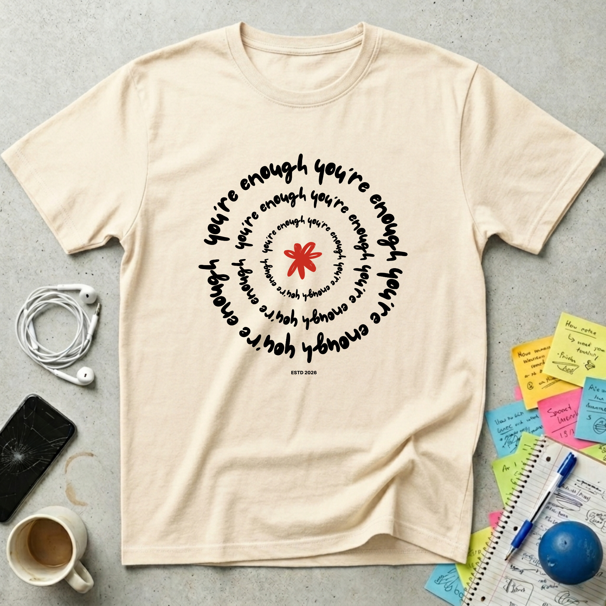 You're Enough Spiral T-Shirt