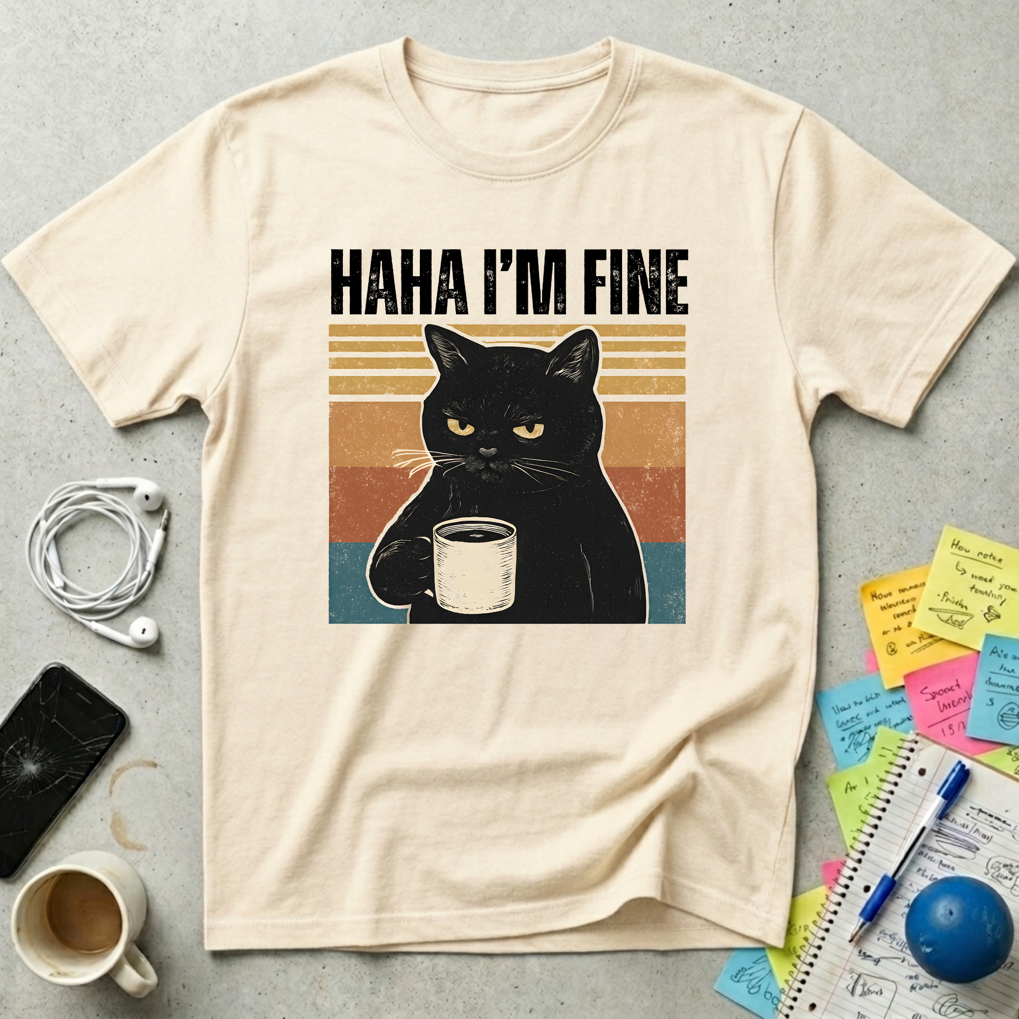Haha I'm Fine T-Shirt