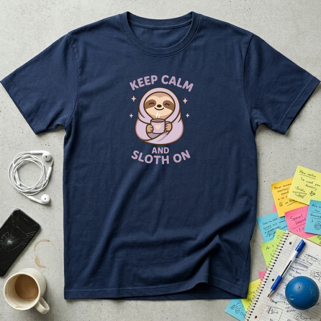 Keep Calm and Sloth On T-Shirt