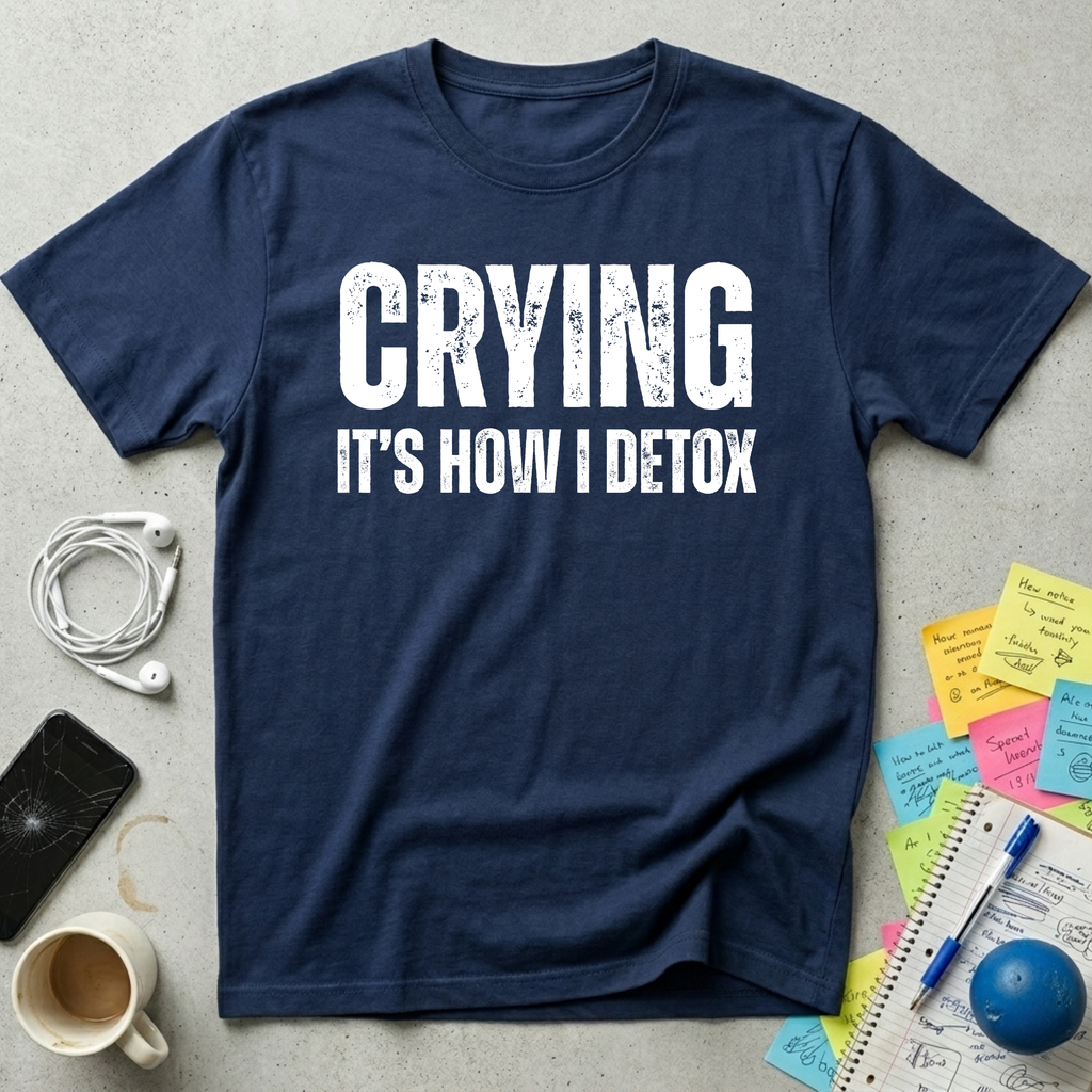 Crying It's How I Detox T-Shirt