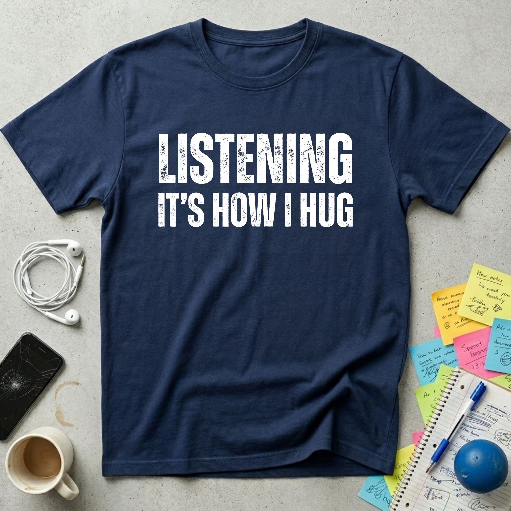 Listening It's How I Hug T-Shirt