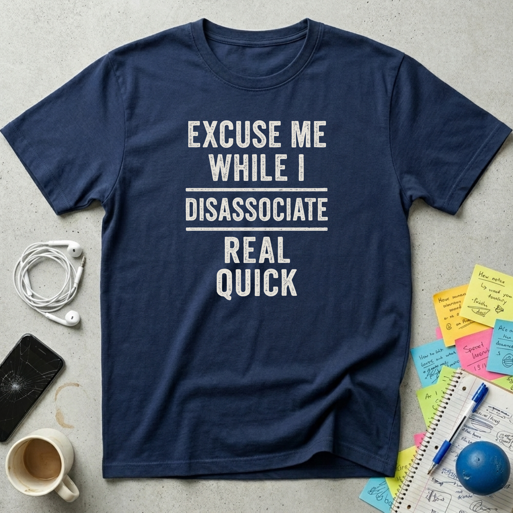 Excuse Me While I Disassociate T-Shirt