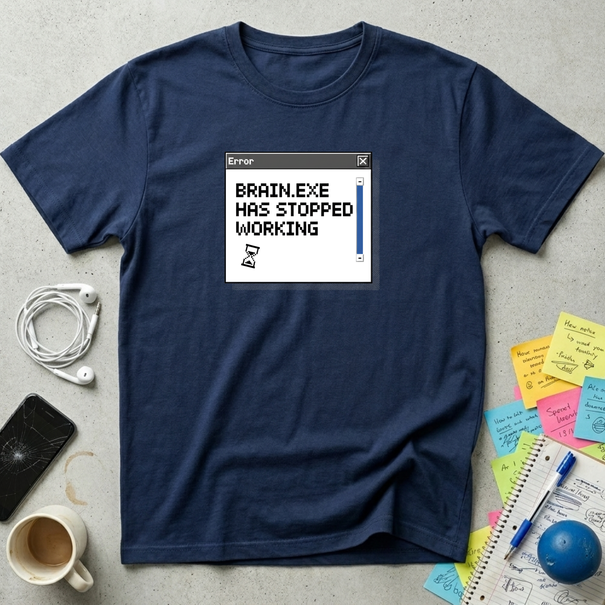 Brain.exe Stopped T-Shirt