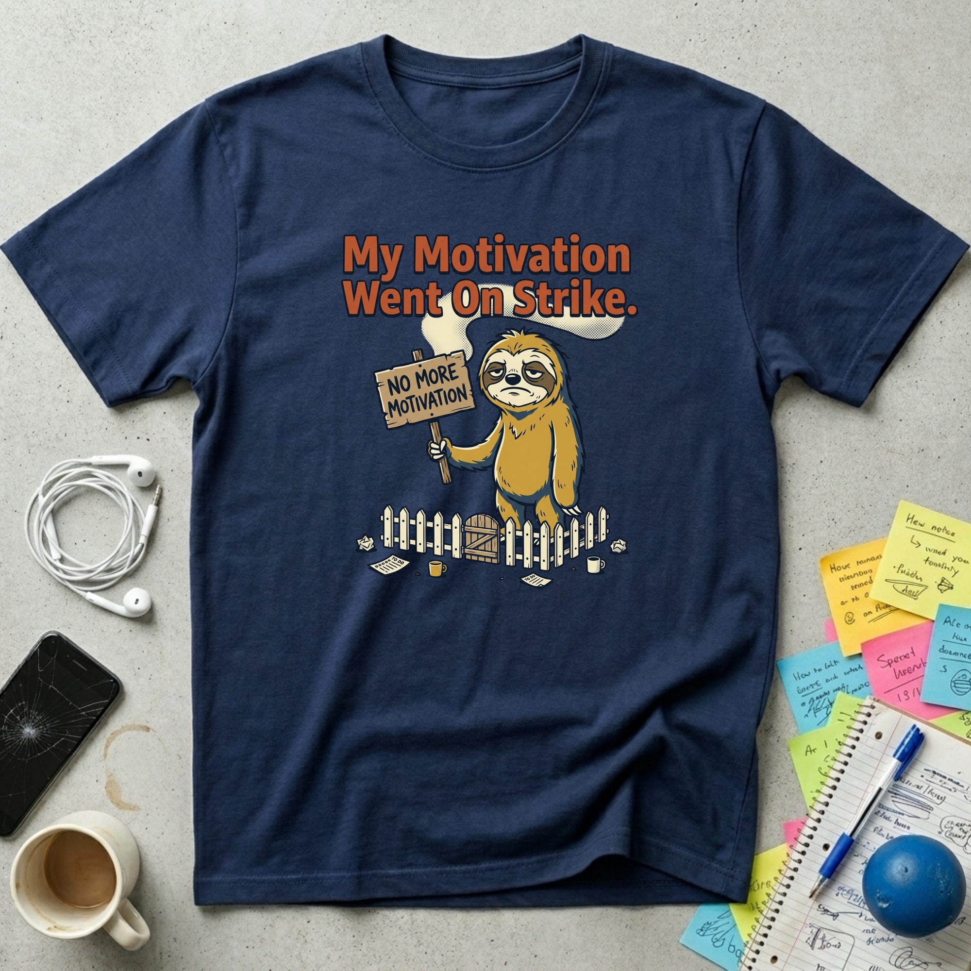 My Motivation Went On Strike T-Shirt