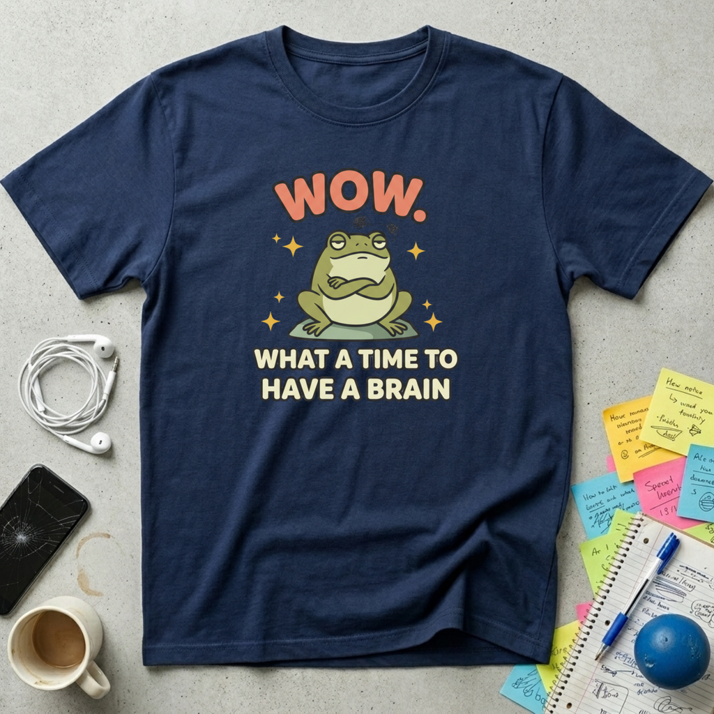 What A Time To Have A Brain T-Shirt