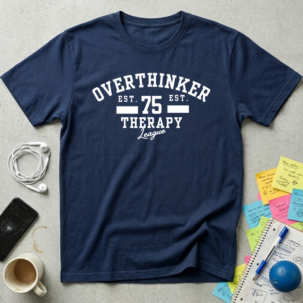 Overthinker Therapy League T-Shirt