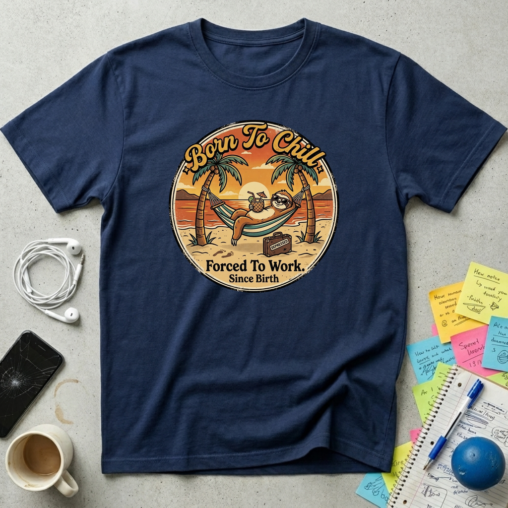 Born To Chill, Forced To Work T-Shirt