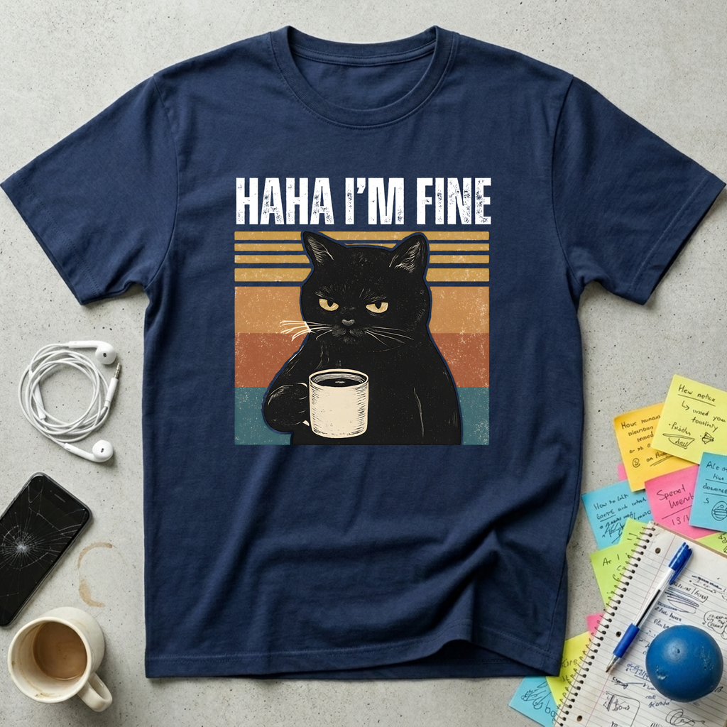 Haha I'm Fine T-Shirt