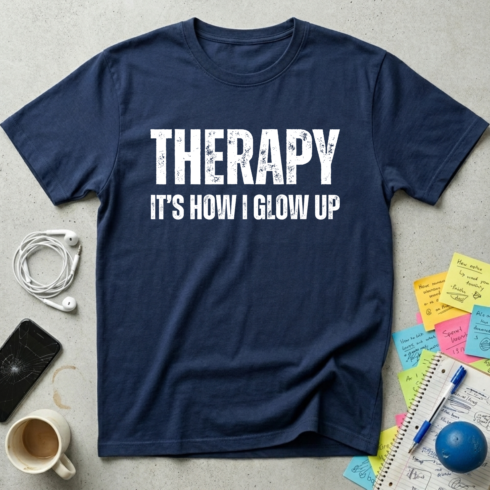 Therapy It's How I Glow Up T-Shirt