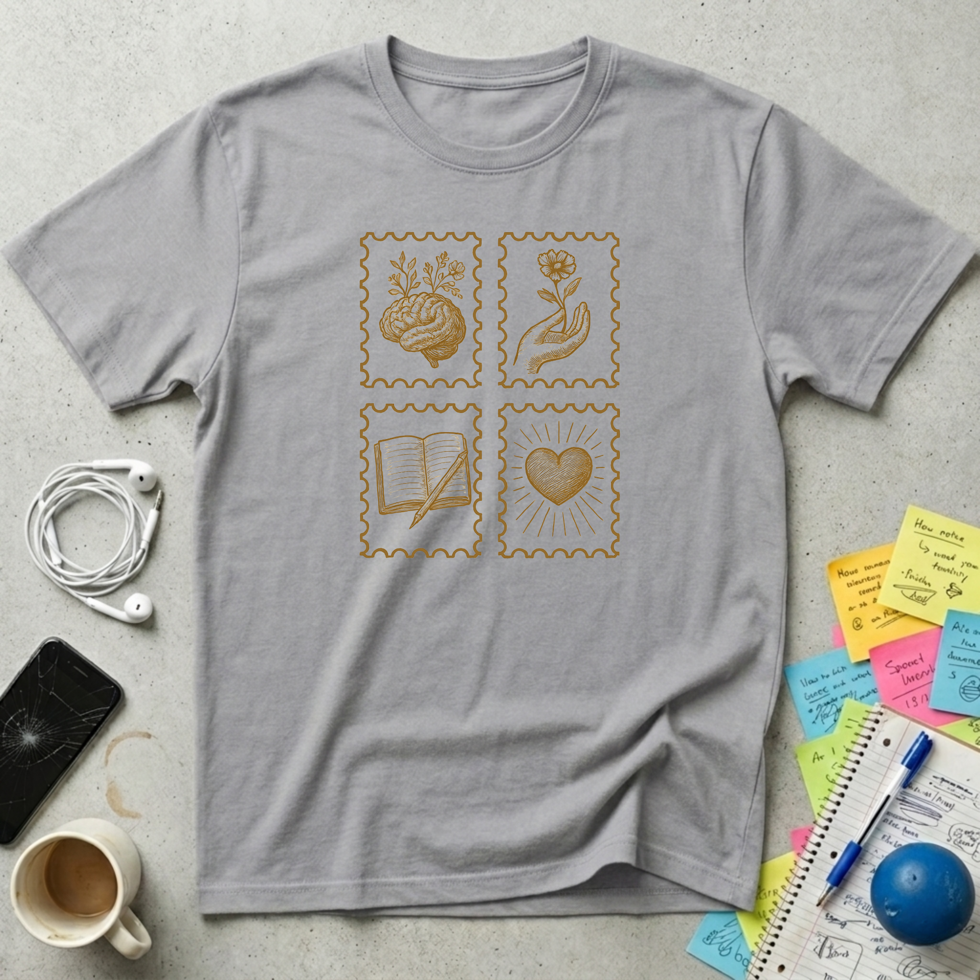 Mental Health Stamps T-Shirt