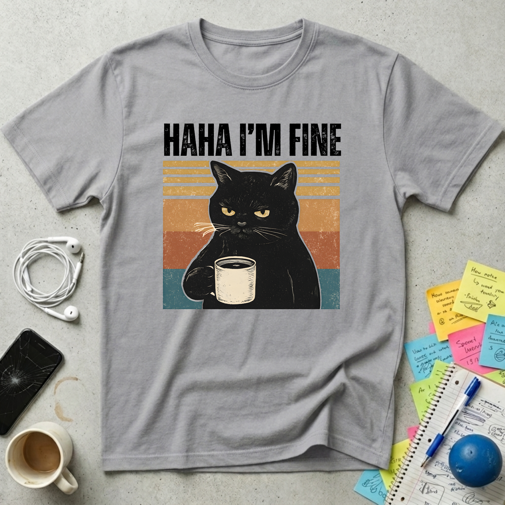 Haha I'm Fine T-Shirt