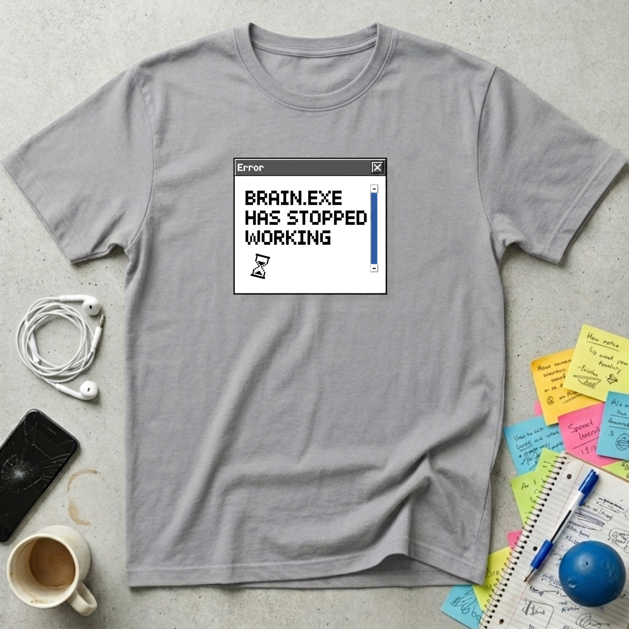 Brain.exe Stopped T-Shirt