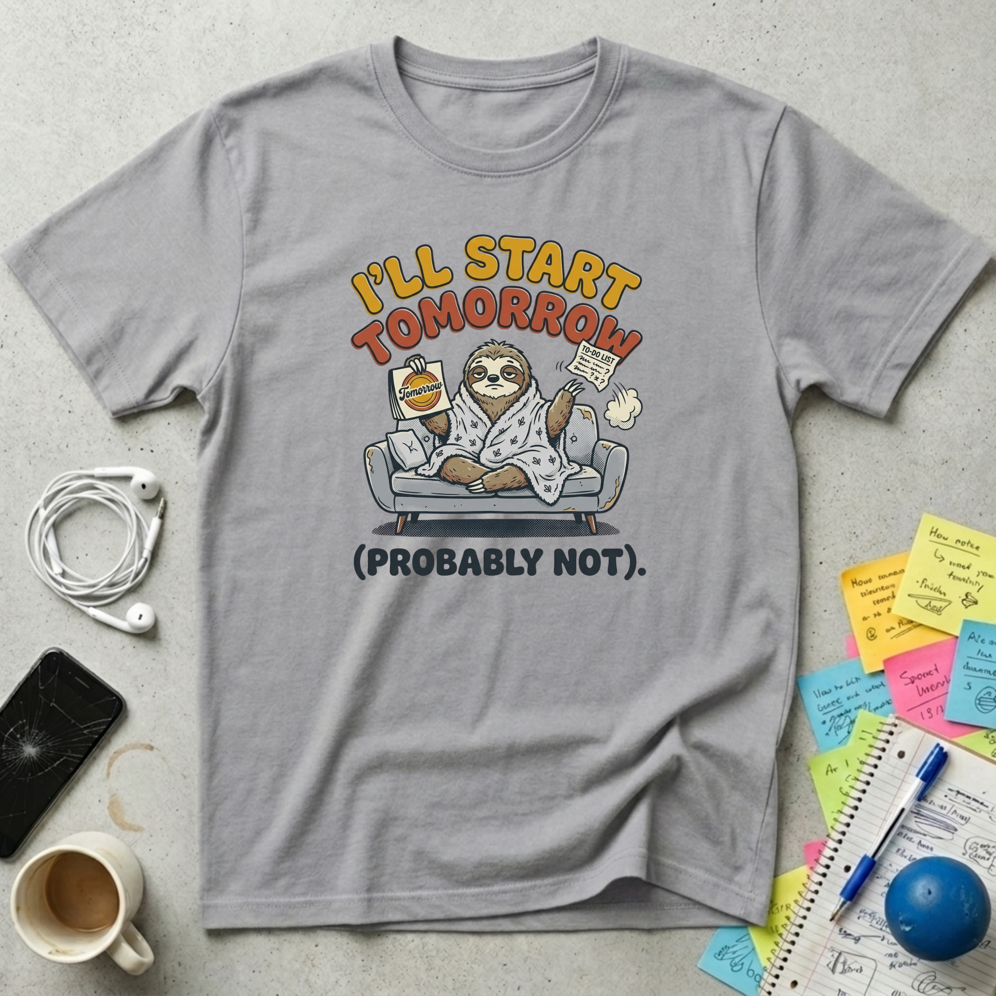 I'll Start Tomorrow T-Shirt