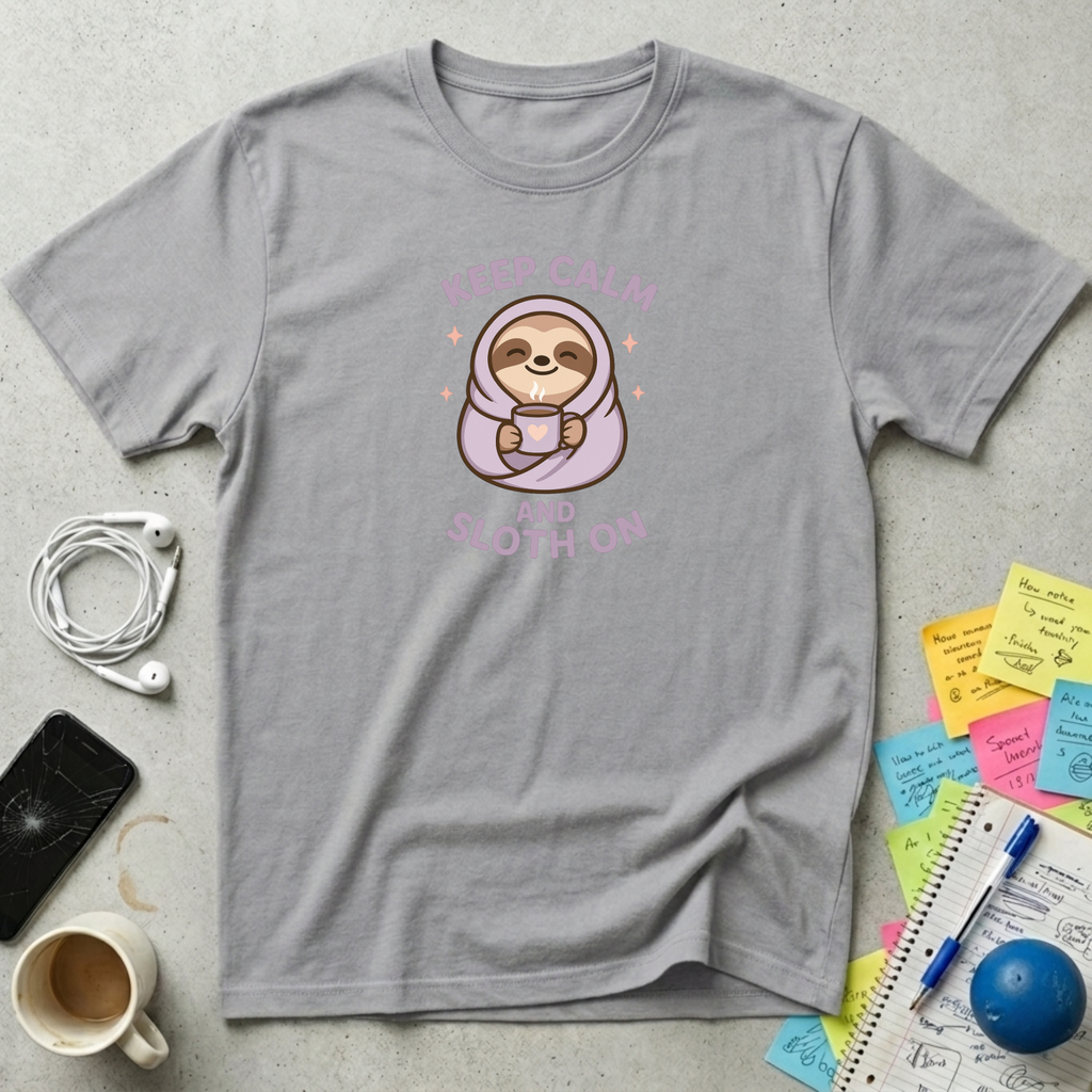Keep Calm and Sloth On T-Shirt