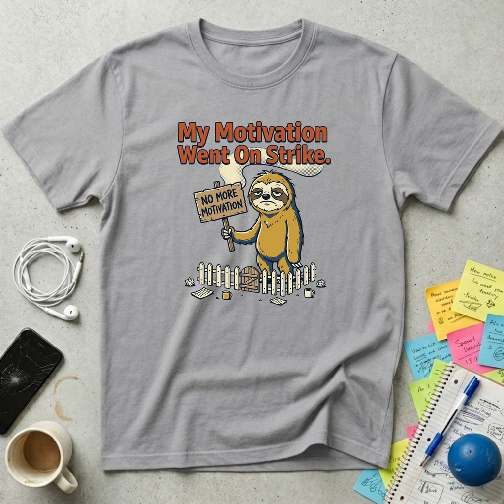My Motivation Went On Strike T-Shirt