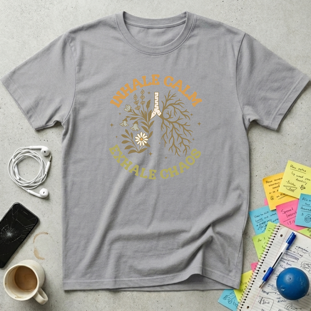 Inhale Calm, Exhale Chaos T-Shirt