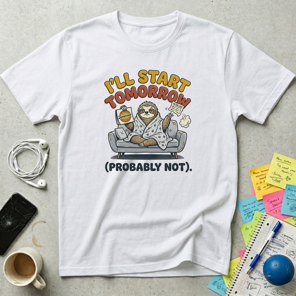I'll Start Tomorrow T-Shirt