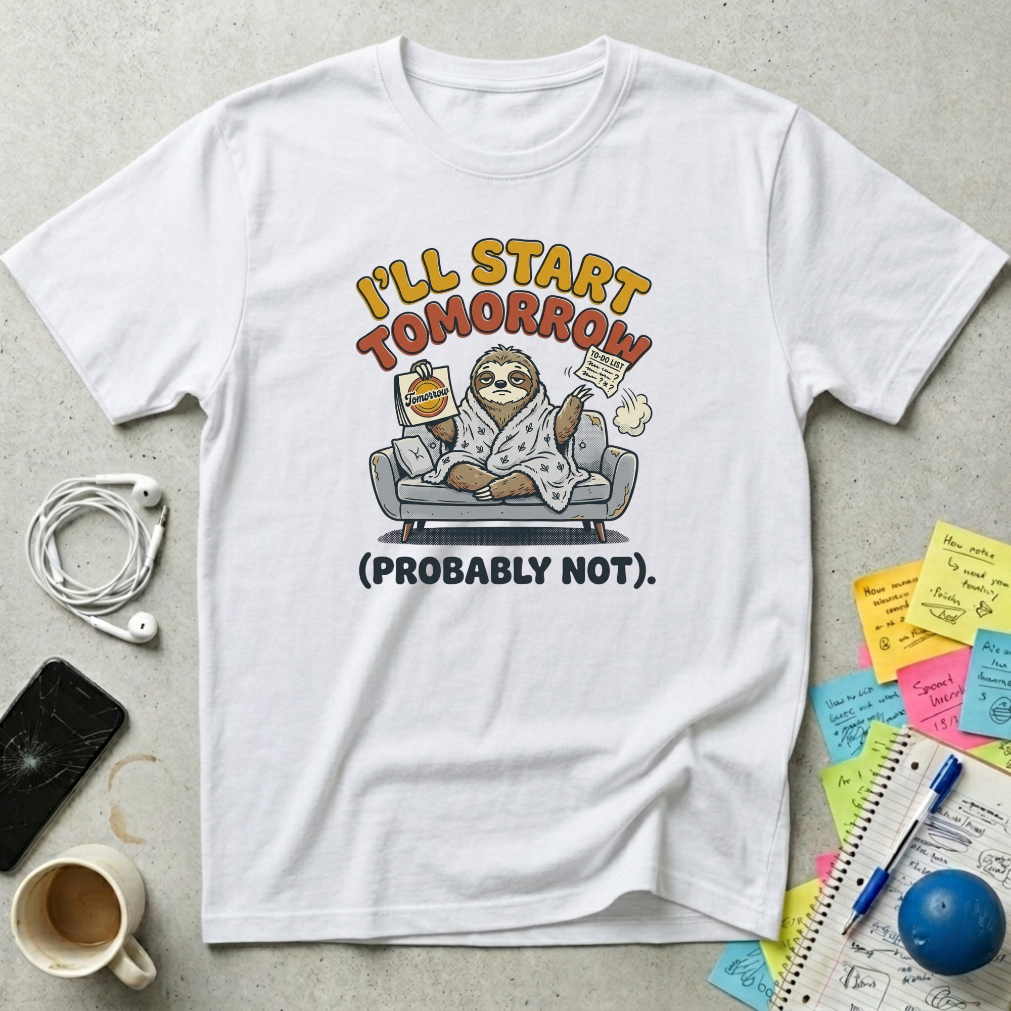 I'll Start Tomorrow T-Shirt