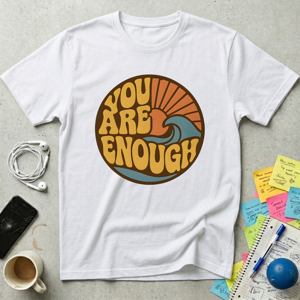 You are Enough Retro T-Shirt