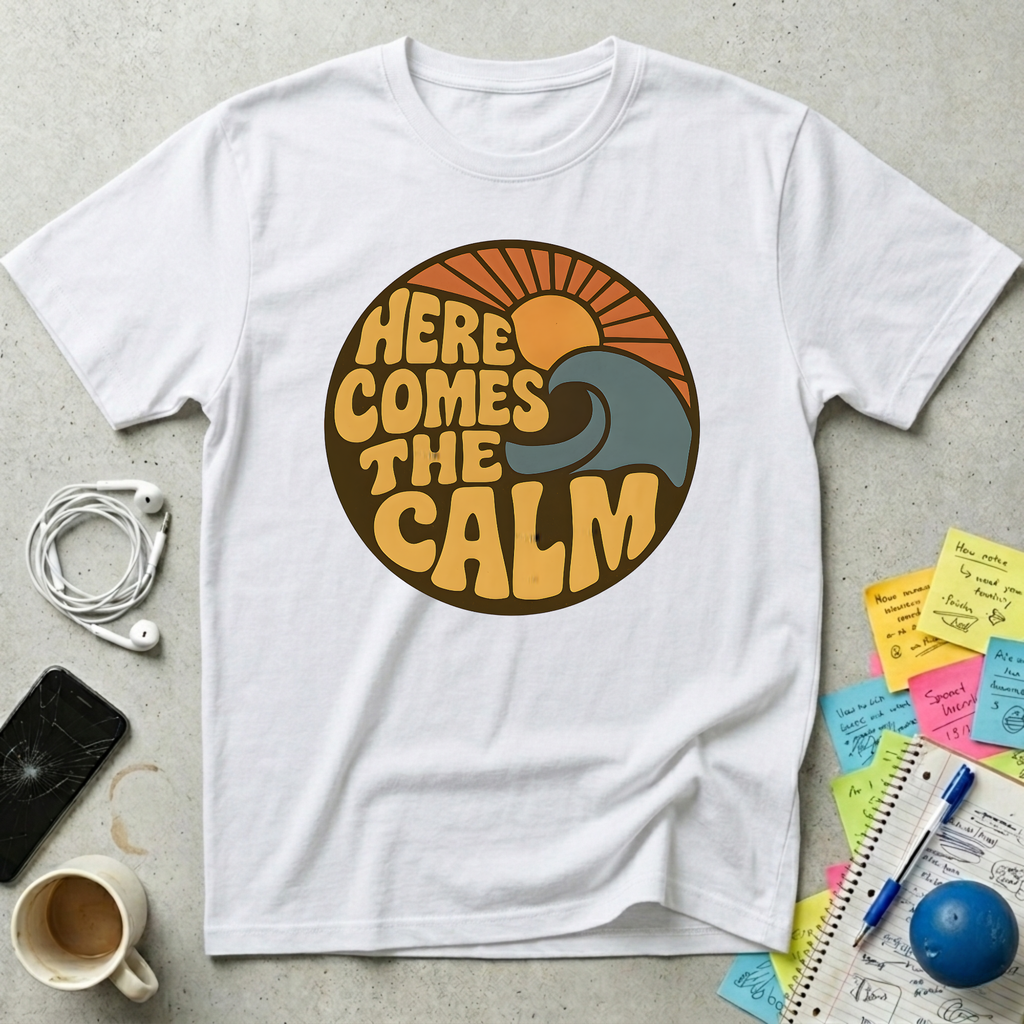 Here Comes the Calm Retro T-Shirt