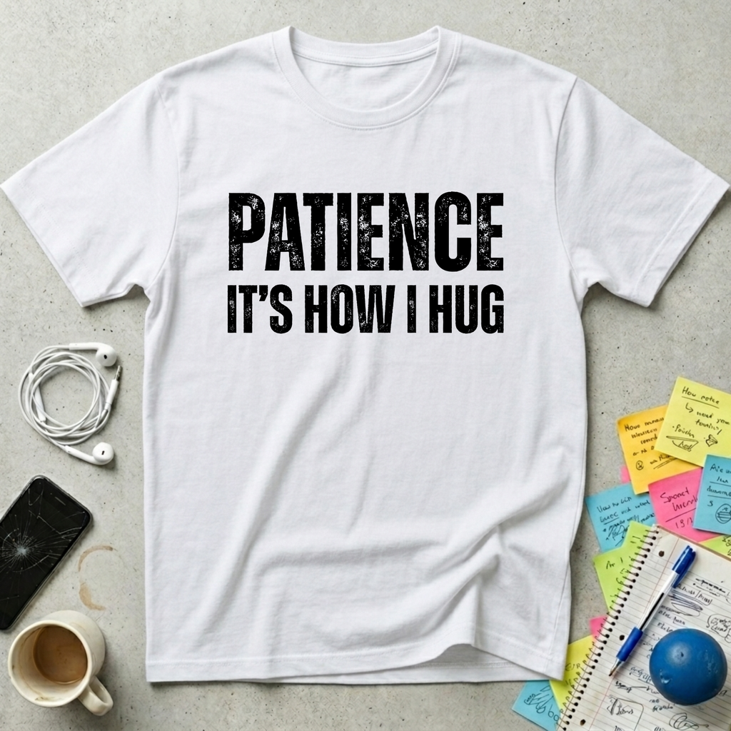 Patience It's How I Hug T-Shirt