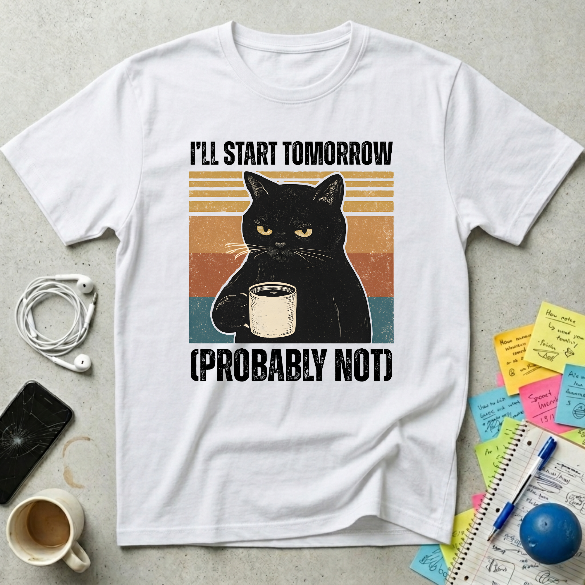 I Will Start Tomorrow T-Shirt