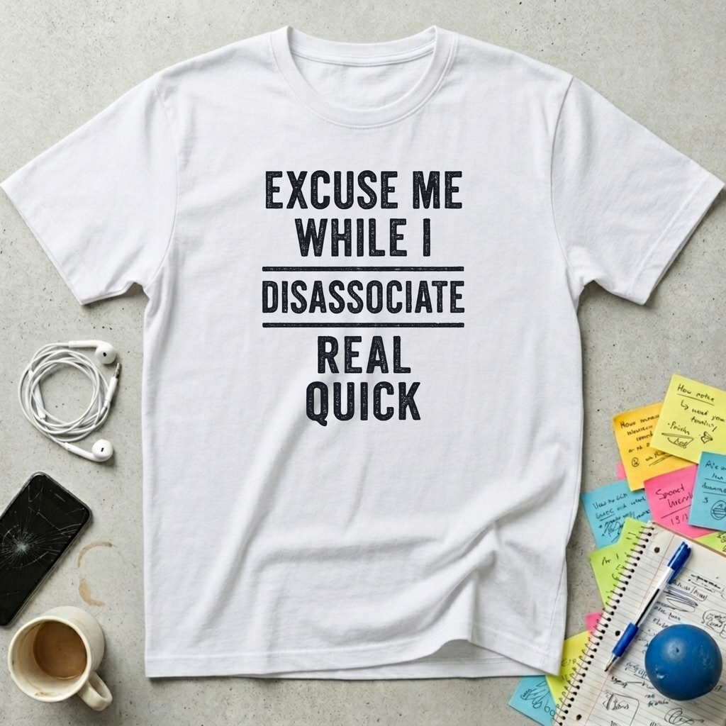 Excuse Me While I Disassociate T-Shirt