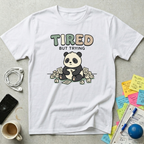 Panda Tired But Trying T-Shirt