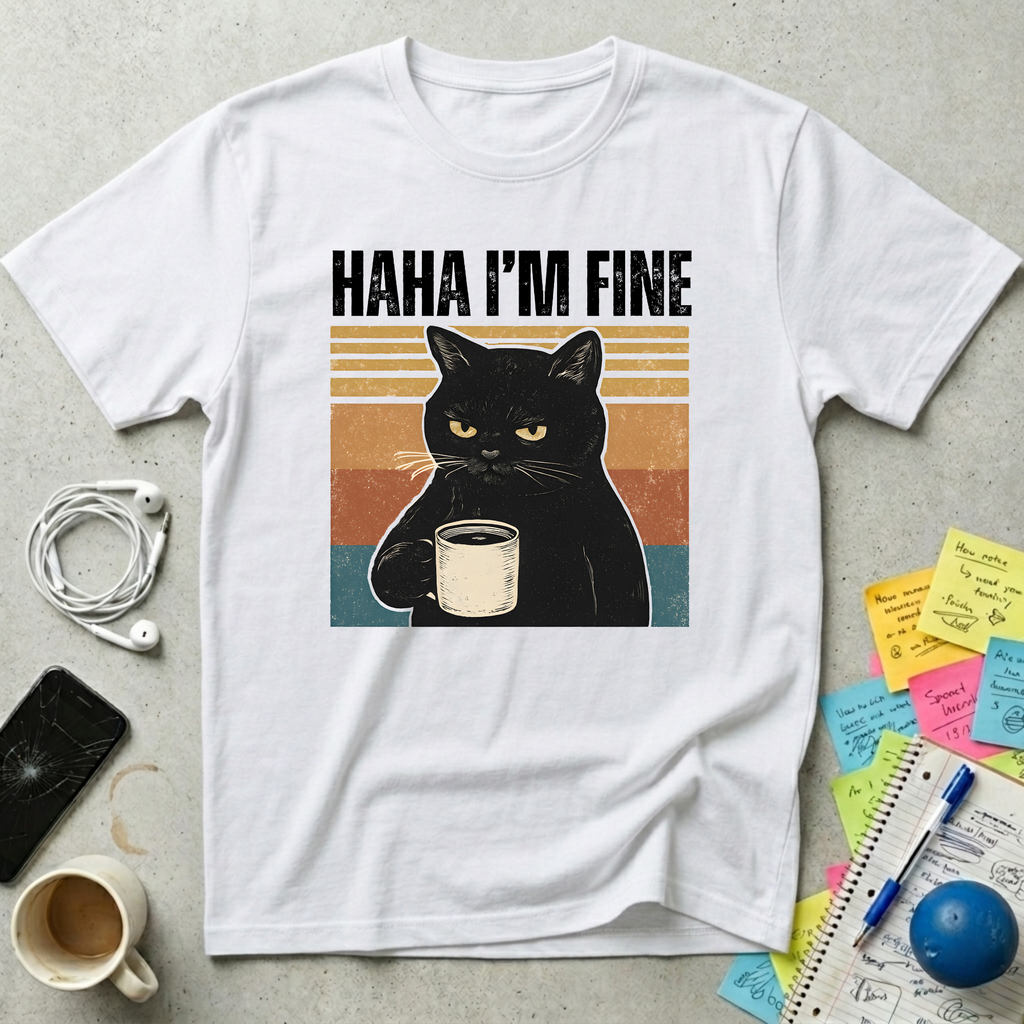 Haha I'm Fine T-Shirt