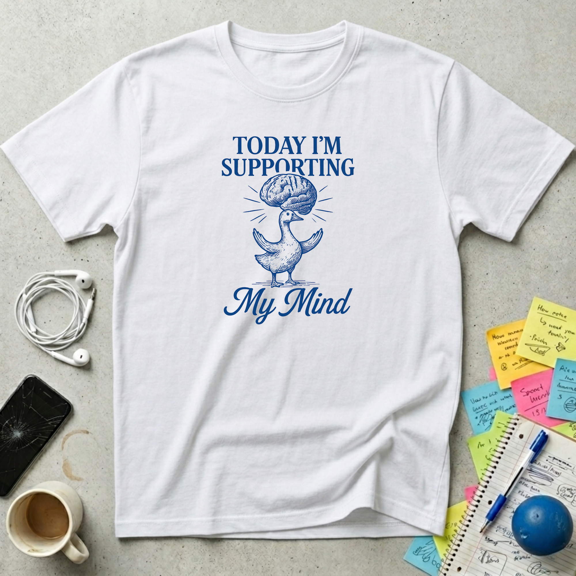 Supporting My Mind Goose T-Shirt