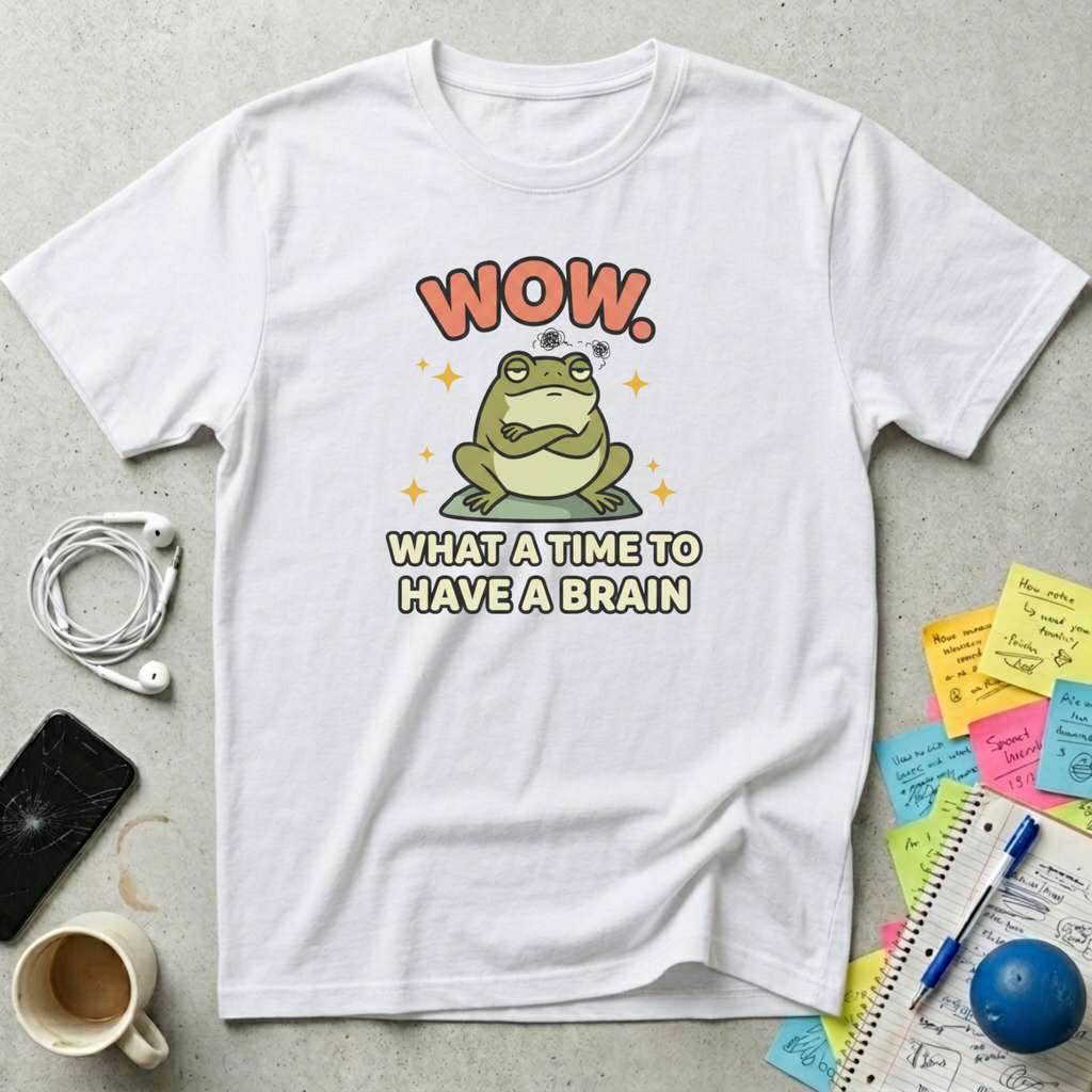 What A Time To Have A Brain T-Shirt